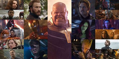 'Avengers: Infinity War' and 'Endgame' Cast in Order of Screen .
